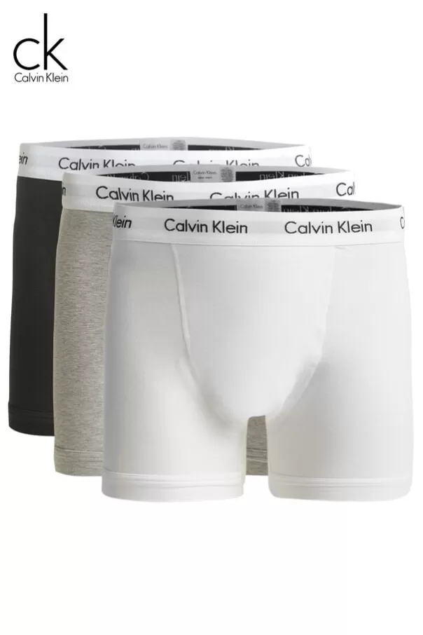 Calvin Klein | Sous Vetements & Lounge<America Today Boxershort Calvin Klein 3-pack Greymelange | White