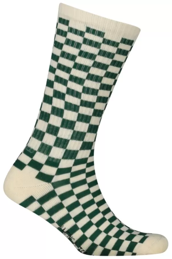 Accessories | Chaussettes<America Today Chaussettes imprimées en diamant Tula B Black/white | Pinegreen