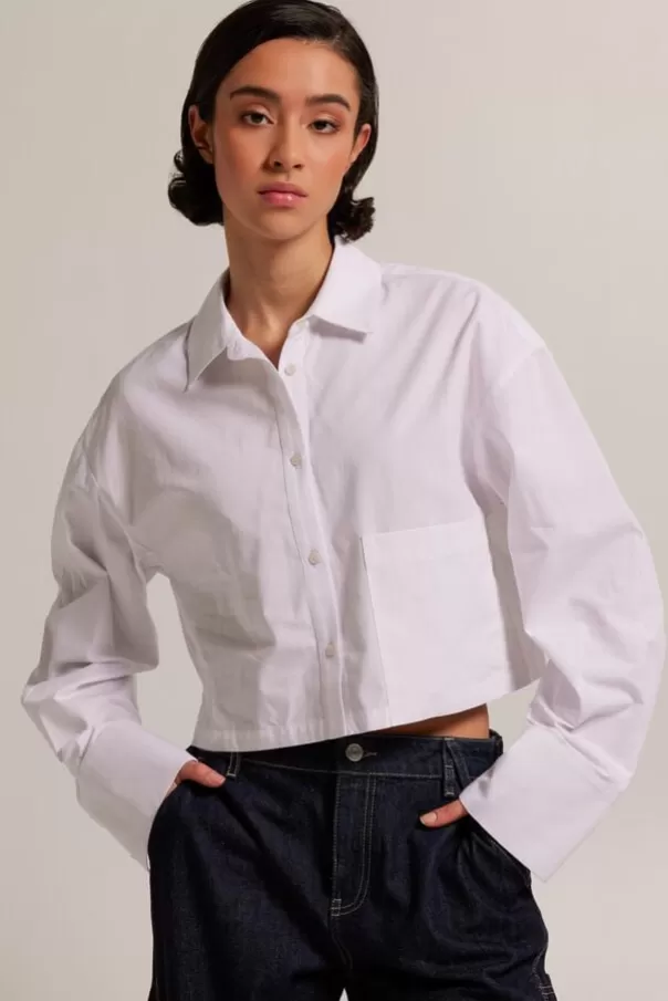 Chemises<America Today Chemise Britney Stripe | Babyblue | White