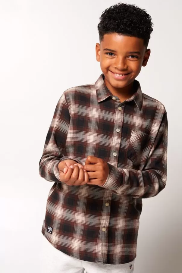 Chemises<America Today Chemise Hector JR Chestnut