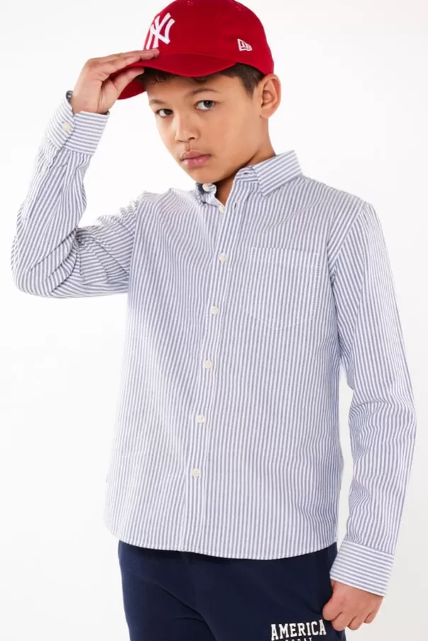 Chemises<America Today Chemise Hiller JR Lightblue