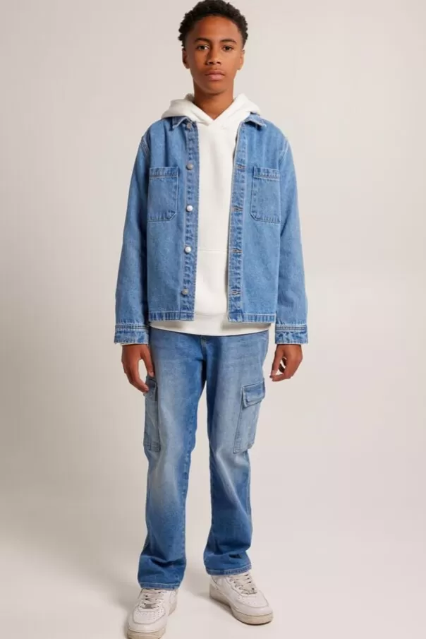 Chemises<America Today Chemise Hogan Denim JR Mediumblue