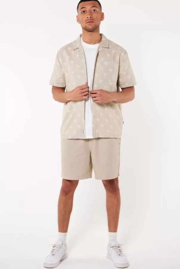 Chemises | T-shirts & Polo's<America Today Chemise Isley Grey | Deepblue | Beige