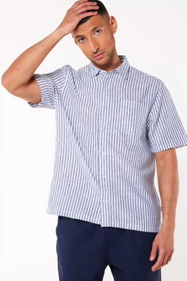 Chemises | T-shirts & Polo's<America Today Chemise Izan Darkblue | TrueBlue