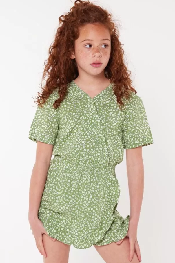 Pantalons | Shorts<America Today Combinaison Desa jr Navy/white | Lightgreen