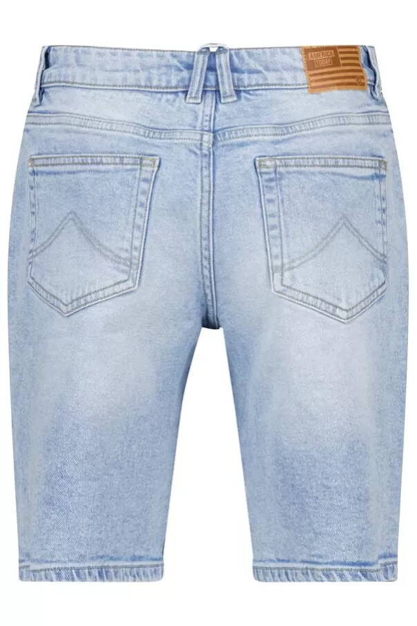 Shorts<America Today Denim short Nate JR Lightgrey | Mediumblue