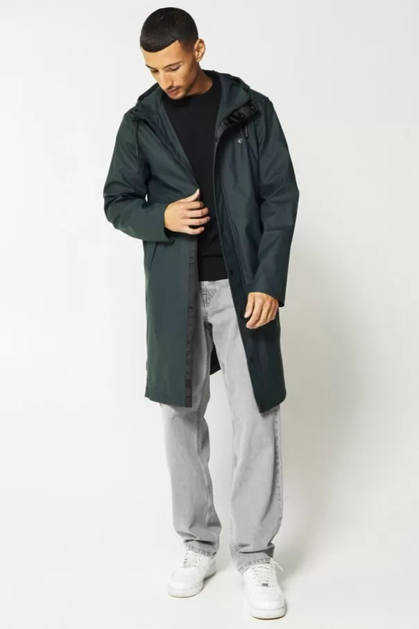 Vestes | Men's raincoats<America Today Imperméable Jace X Black | Navy | Cypress