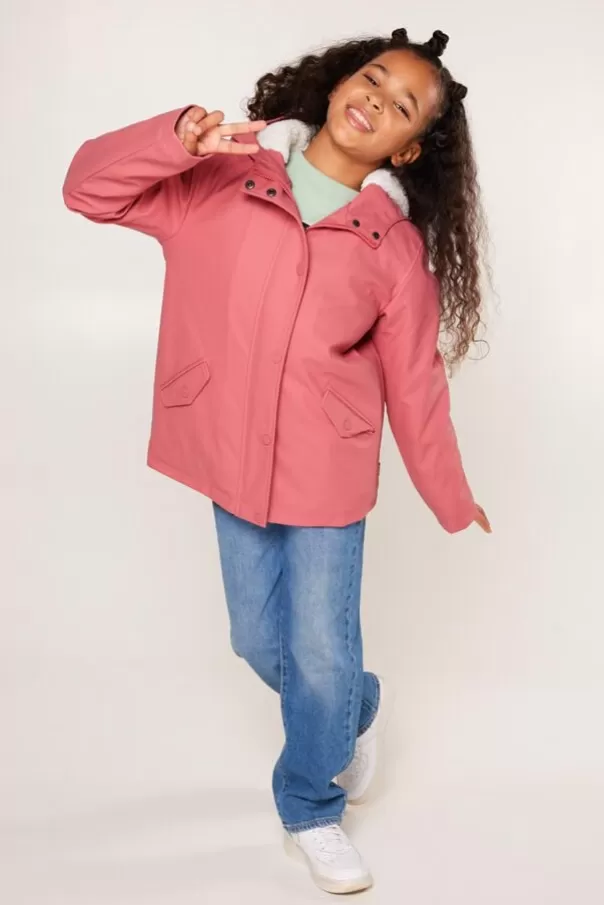 Vestes | Girls' raincoats<America Today Imperméable Janice Teddy JR Black | Navy | Sage