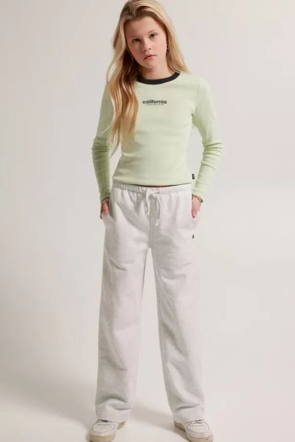 Pantalons | Pantalons de jogging<America Today Pantalon de jogging Cami JR Lightgreymelange