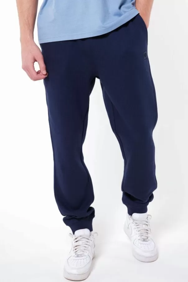 Pantalons | Pantalons de jogging<America Today Pantalon de jogging Chance Black | Darkblue | Lightgreymelange