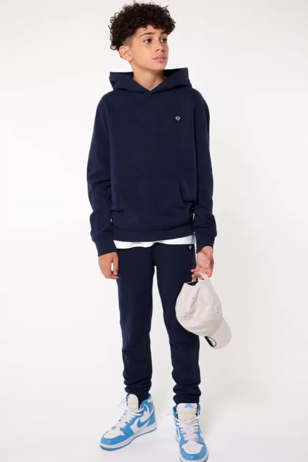 Pantalons | Pantalons de jogging<America Today Pantalon de jogging Chance JR Black | Darkblue | Lightgreymelange