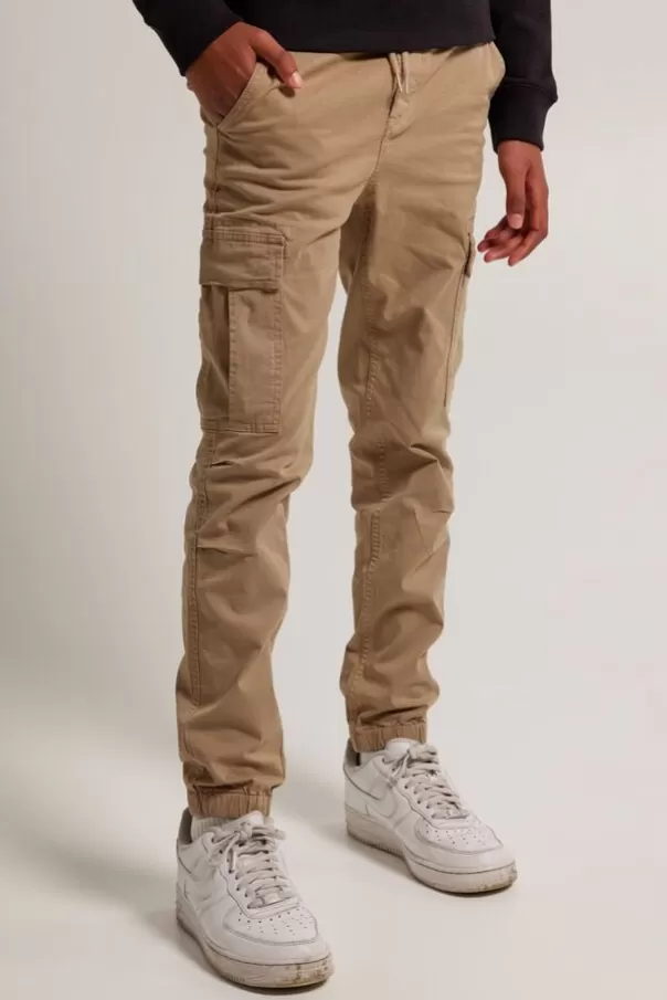 Pantalons<America Today Pantalon Pharrell JR Black | Khaki | Softgreen