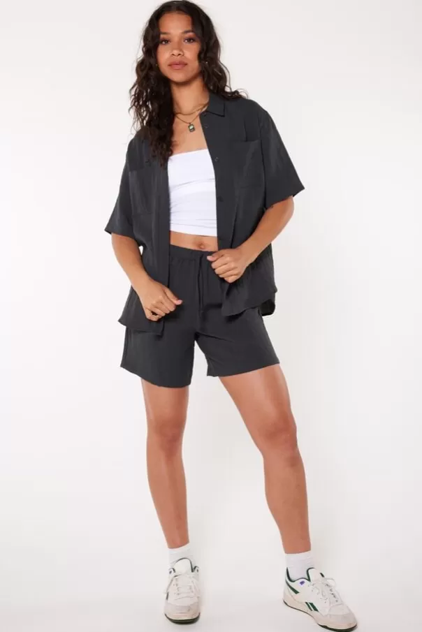 Pyjama | Sous vetements& Lounge<America Today Short Myra Washedblack | Lightkhaki