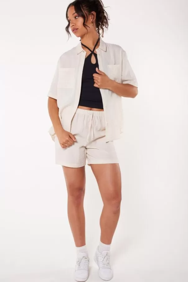 Pyjama | Sous vetements& Lounge<America Today Short Myra Washedblack | Lightkhaki