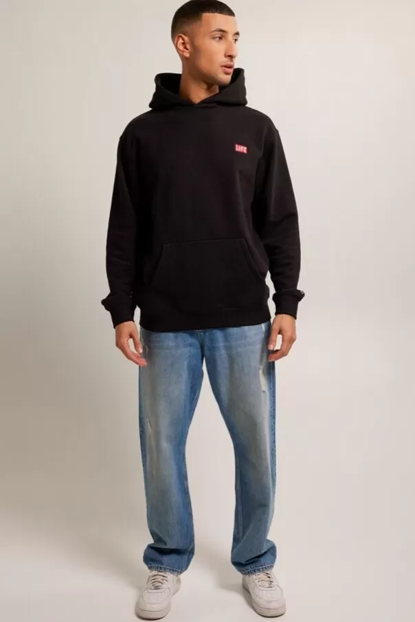 Pulls & Gilets | Sweaters & hoodies<America Today Sweat a capuche Scott Hood Black | Offwhite