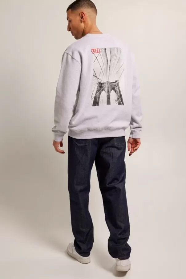 Pulls & Gilets | Sweaters & hoodies<America Today Sweat Scott Crew Lightgreymelange