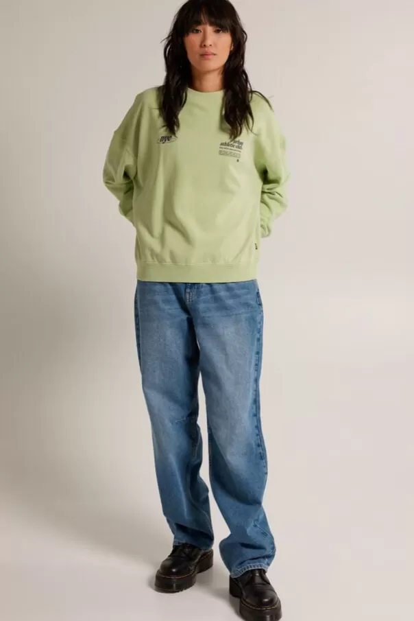 Pulls & Gilets | Sweats & sweats à capuche<America Today Sweat Seb Lightgrey | Lime