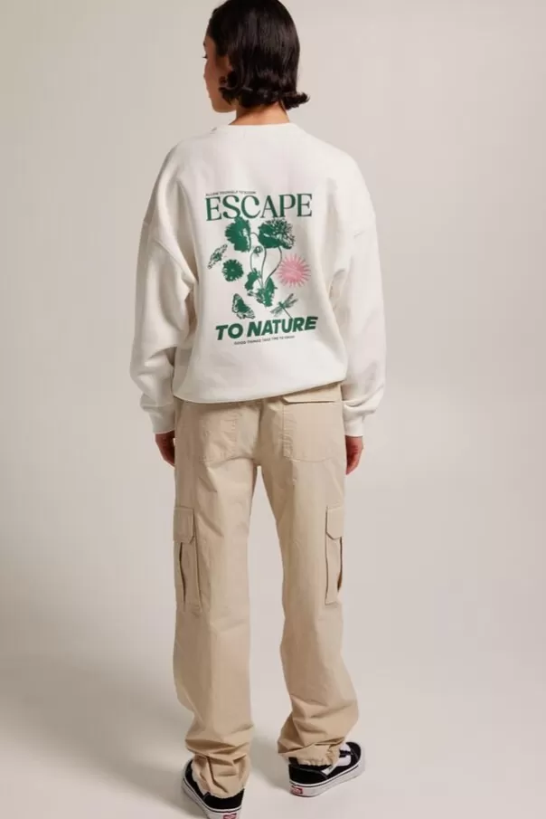 Pulls & Gilets | Sweats & sweats à capuche<America Today Sweat Soraya Offwhite