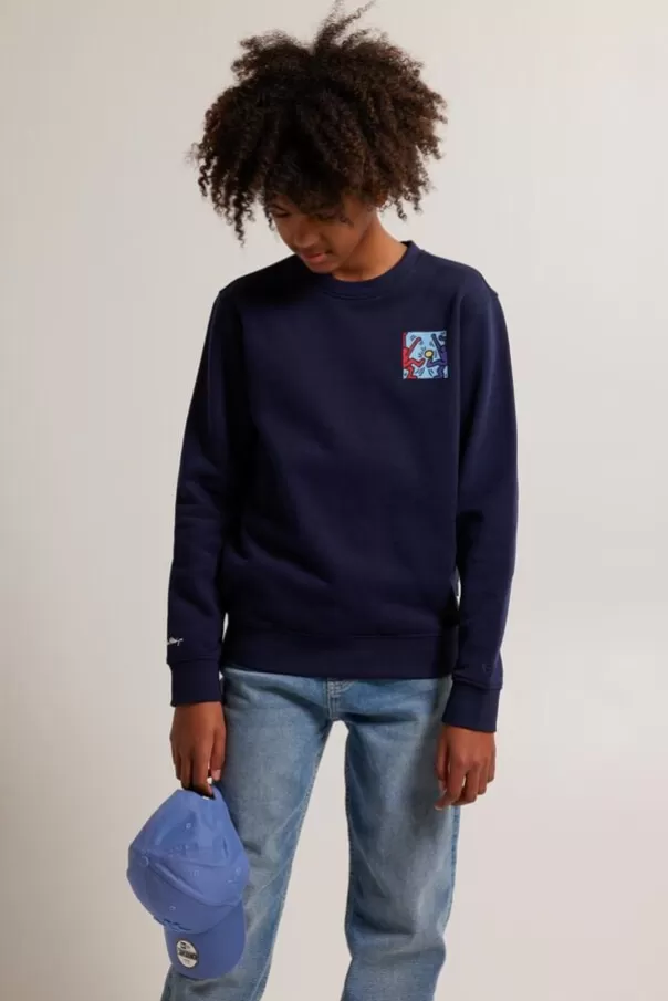 Pulls & Gilets | Sweats & sweats à capuche<America Today Sweat Stuart crew JR Darkblue