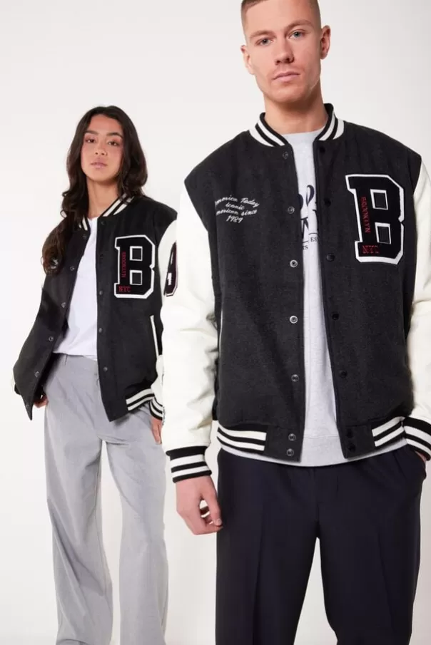 Veste d'université | Vestes<America Today Varsity jacket Jody Anthramelange